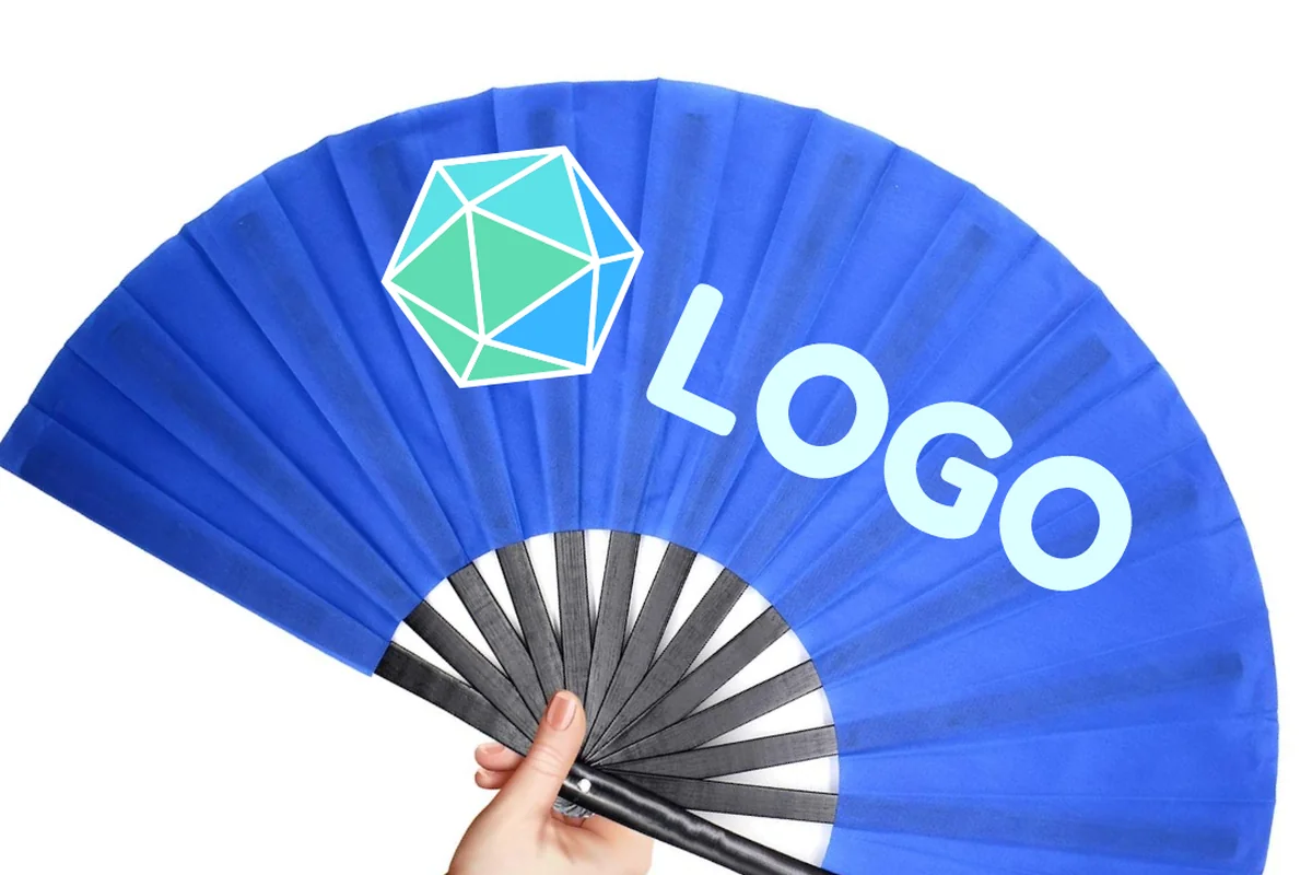 Branded Folding Fans for Outdoor Events