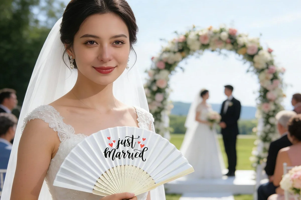 Folding Fans for Wedding Favors: Sizes, Printing and Quantities