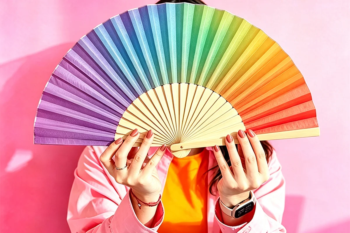 Can Folding Hand Fans Match a Pantone Color?